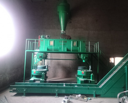 沈陽蘇家屯（tún）470型雙機組全（quán）自動生物質顆粒生產流水線